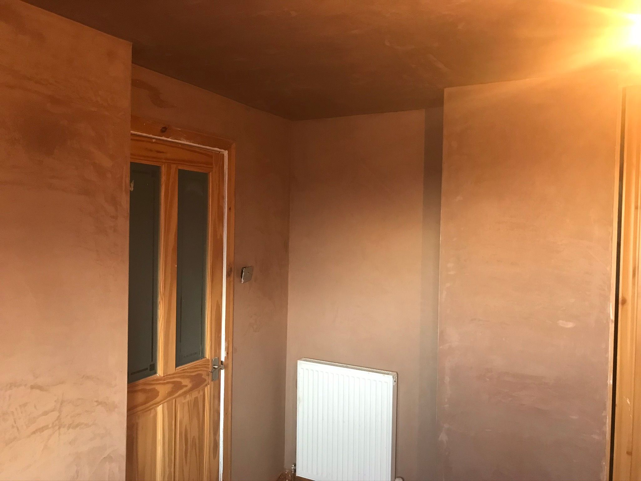 Skimmed walls